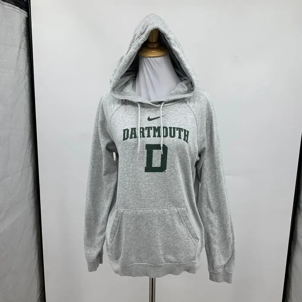 Dartmouth College Hoodie Womens S Small Gray Varsity Fleece Sweatshirt Nike